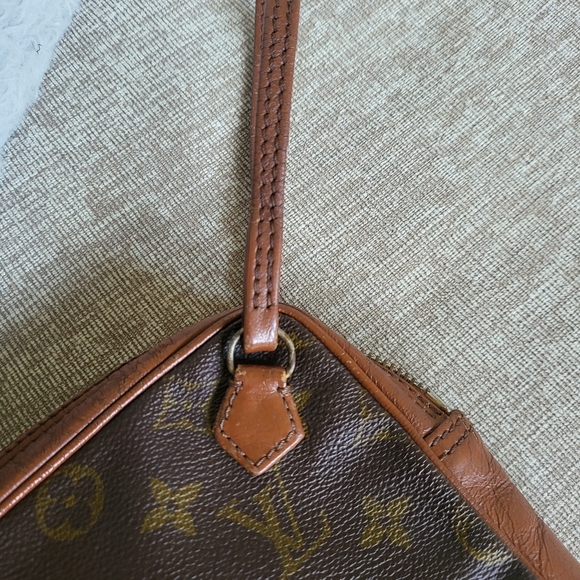 Louis Vuitton Monogram Pochette Dragonne Wristlet Bag..Vintage - Picture 10 of 11